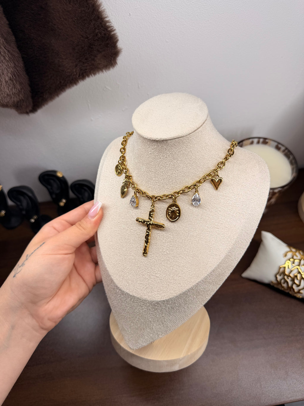 Golden Sign Necklace