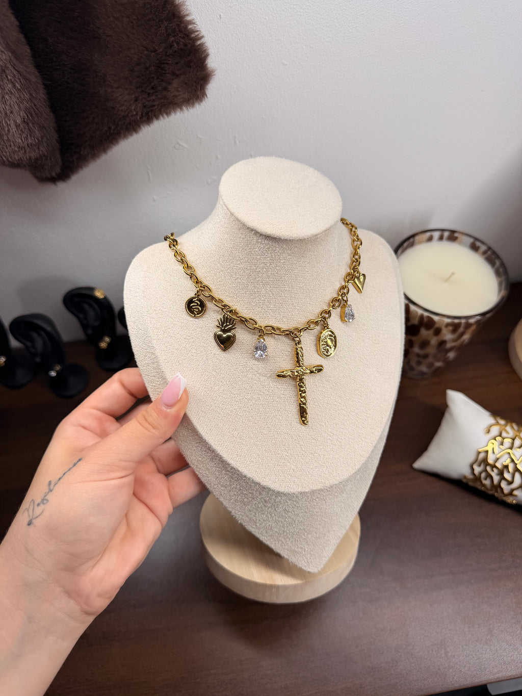 Golden Sign Necklace
