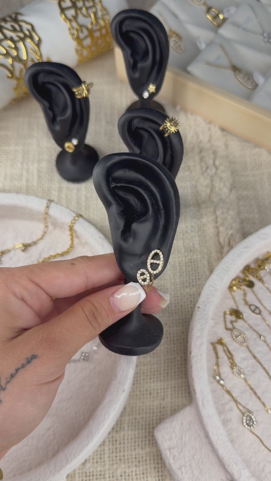 Conjunto de pendientes Serena